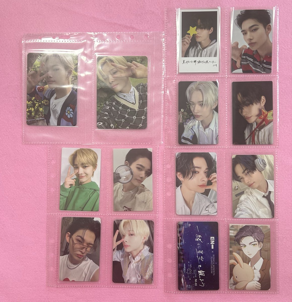 candy_en01's tweet photo. ENHYPEN トレカ　買取

譲) ニキ

求)買取　(DMにて金額提示) 

まとめての方優先させていただきます🙇‍♀️
返信までお時間いただく場合がございます🙇‍♀️

お気軽にお声がけくださいませ😌 https://t.co/4UI2t4zviu