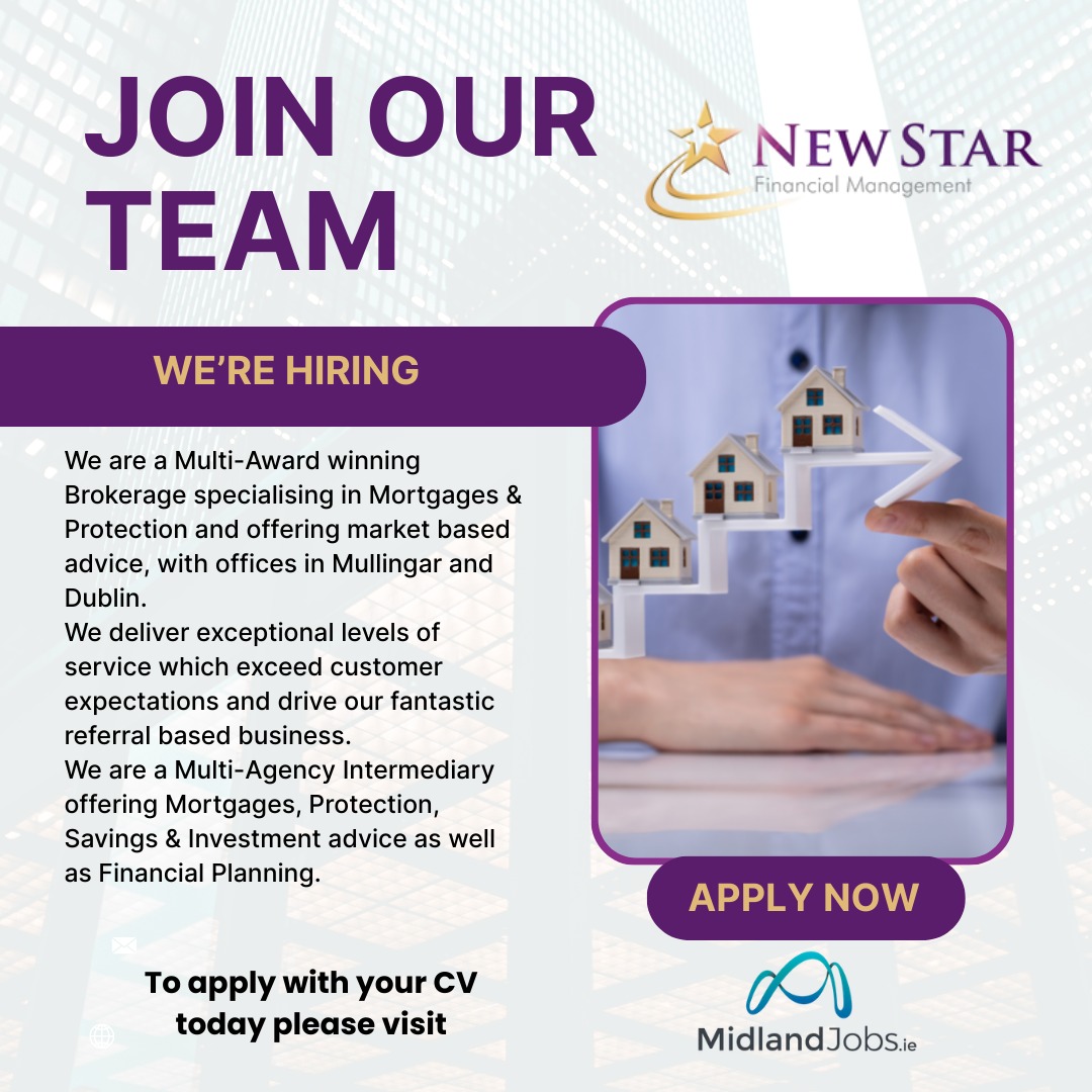 MidlandjobsIrl's tweet image. JOB VACANCY 🚨 Click link below to view and apply for vacancy
🏢 New Star Financial Management Ltd.
✅ Client Service Administrator - Part-time
📍 Mullingar, Co. Westmeath

#AdminJob #PartTimeJob #JobFairy

midlandjobs.odoo.com/r/rzW