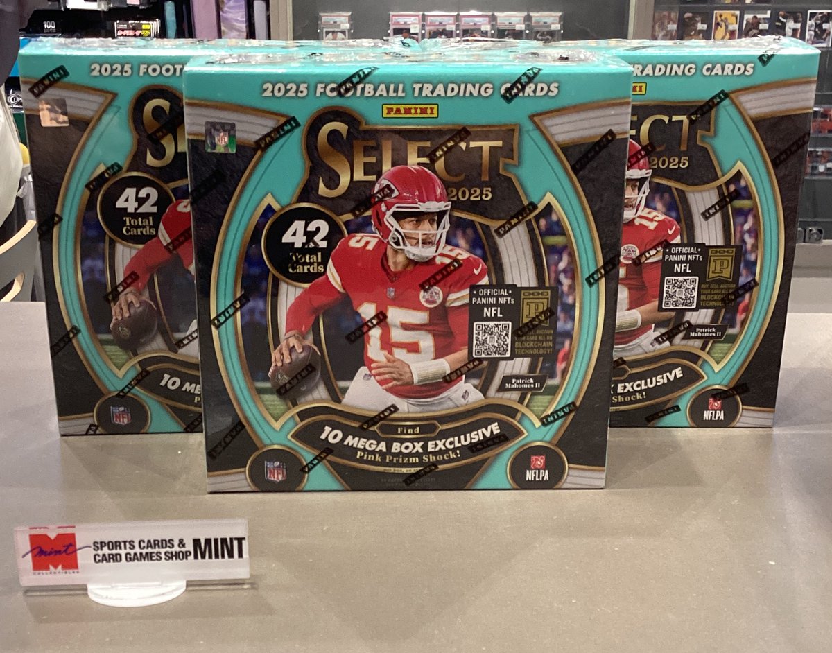 3/4新商品入荷】 🏈 NFL 2025 PANINI SELECT FOOTBALL MEGA BOX