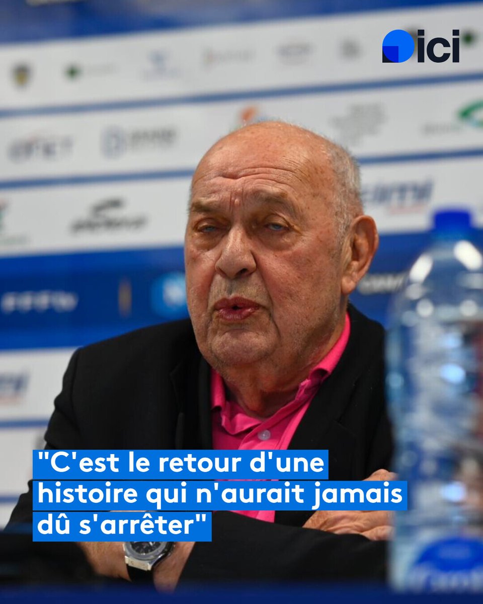 icibelfort's tweet photo. Peugeot de retour au FCSM : "C'est merveilleux" réagit Jean-Claude Plessis très ému par ce "retour à la maison"➡️ https://t.co/0SKvkBW7AT https://t.co/7rKw0ZAcYQ