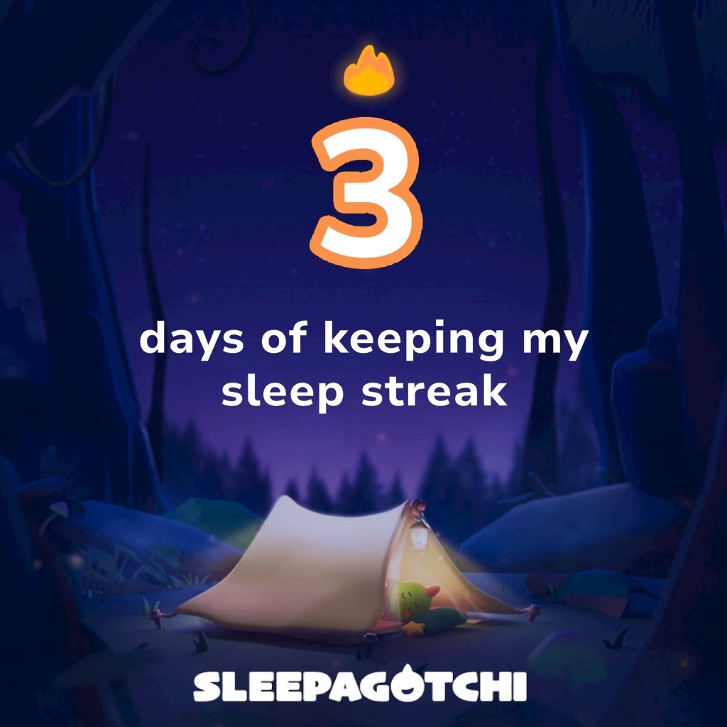mofitaurus's tweet photo. Got a sleep streak!
Join me on Sleepagotchi.
https://t.co/bTIvVHmUjM https://t.co/Qfs6OaK1iq