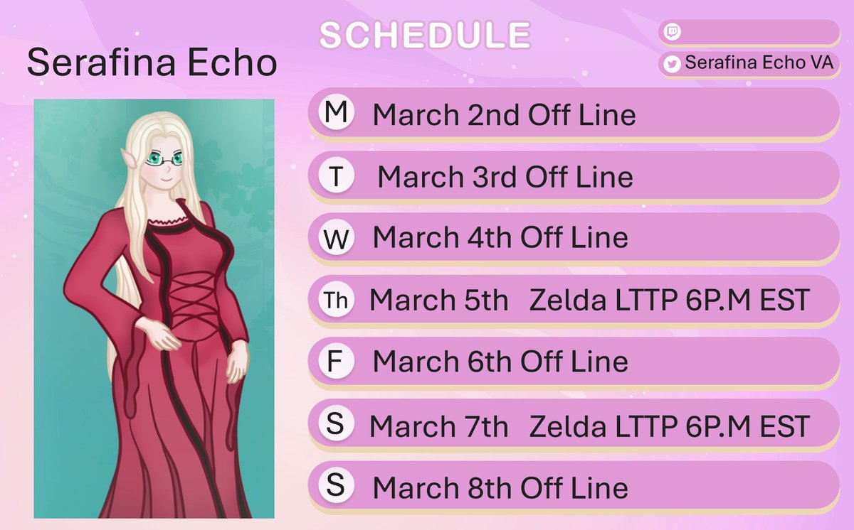 Serafina Echo VA tweet media