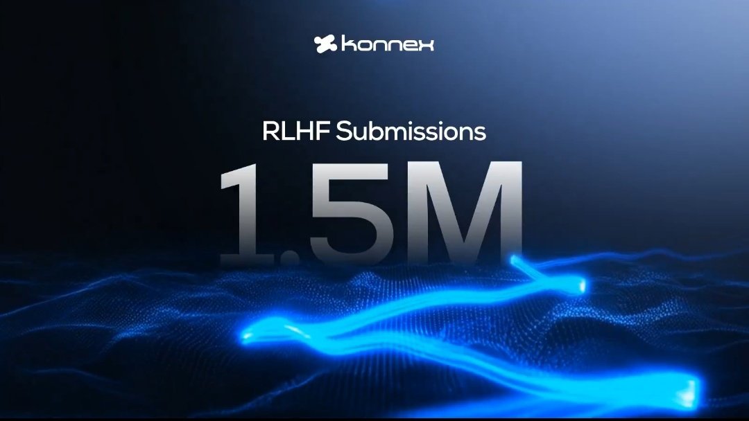 1.5M+ RLHF submissions.
382K+ unique wallets.

That’s not noise - that’s measurable adoption.

What we’re seeing with <a href="/konnex_world/">Konnex</a> isn’t just community growth, it’s coordinated execution. Real users. Real participation. Real data contribution.

Decentralized robotics data