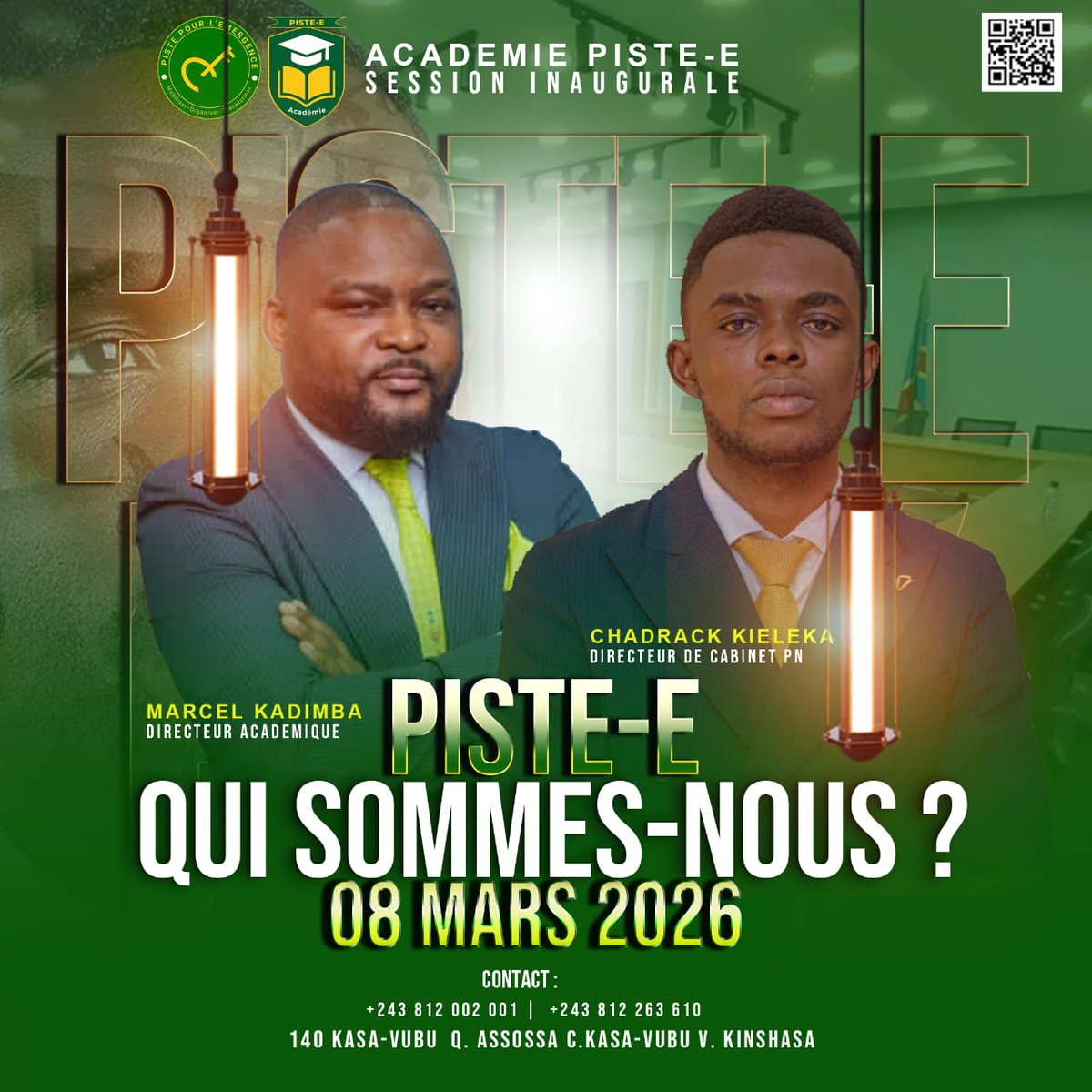 KielekaCh's tweet photo. 🛑 @Pisterdc convie l'ensemble de ses membres, ce 8 mars, à participer à la session de formation idéologique intitulée « Qui sommes-nous ? ». Un rendez-vous essentiel pour s’approprier les principes fondamentaux de notre parti. Que vous soyez à l’intérieur ou à l’extérieur du pays, votre participation est indispensable.

À cet effet, nous vous prions de vous faire enregistrer dès à présent auprès du camarade @FNibino en lui communiquant votre adresse e-mail . Toutes les invitations et modalités pratiques vous seront envoyées exclusivement par courrier électronique.

MOBILISER 💛💚 ORGANISER 💛💚 TRANSFORMER 💛💚