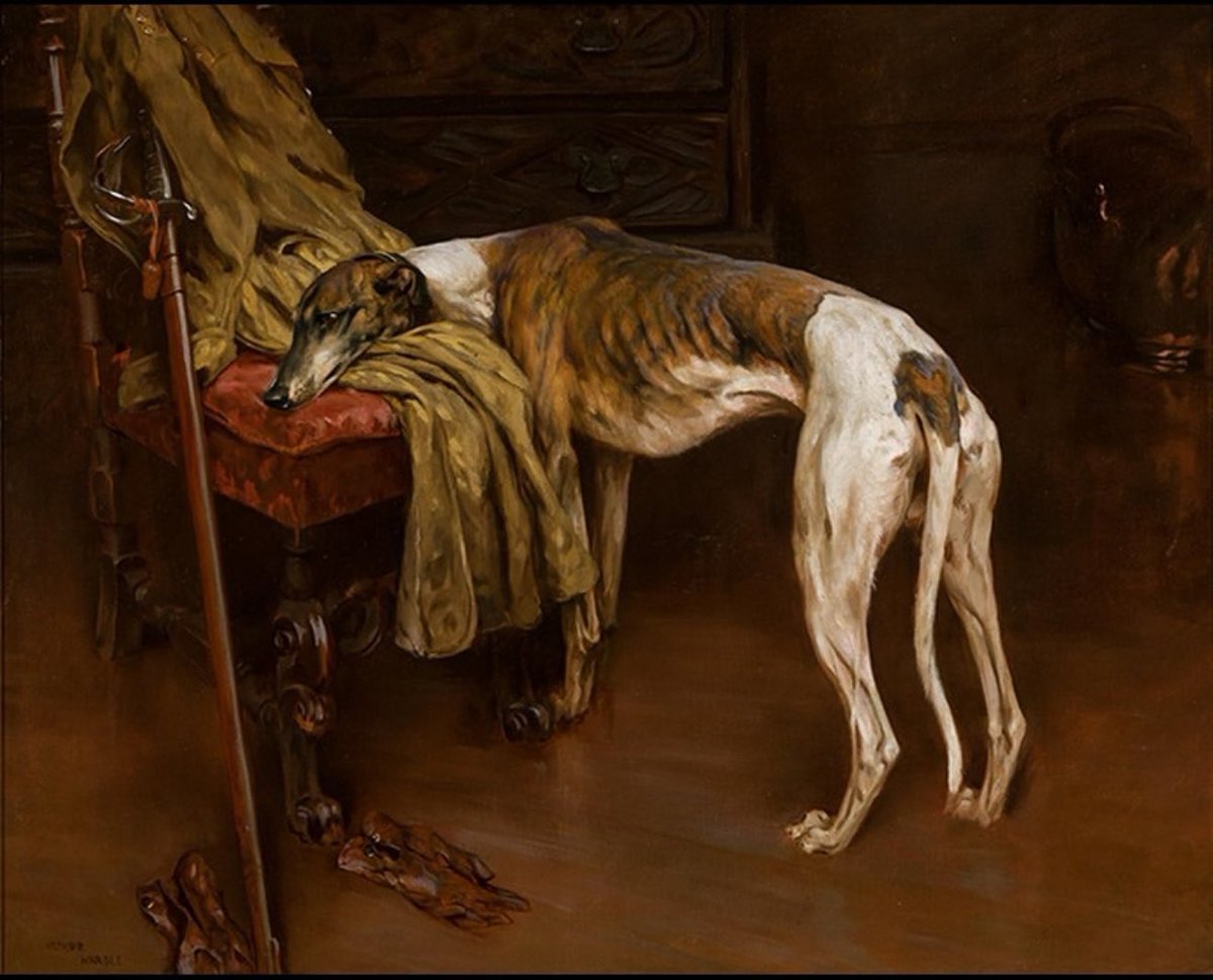 Home on Leave, by Arthur Wardle (1864-1949)