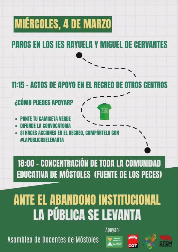 Asamblea Menos Lectivas #SalvemosLaPública tweet media