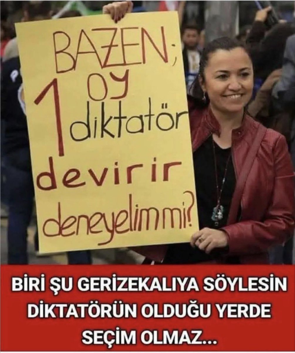 Gerizekalıya göre 1 oy diktatör devirir..!