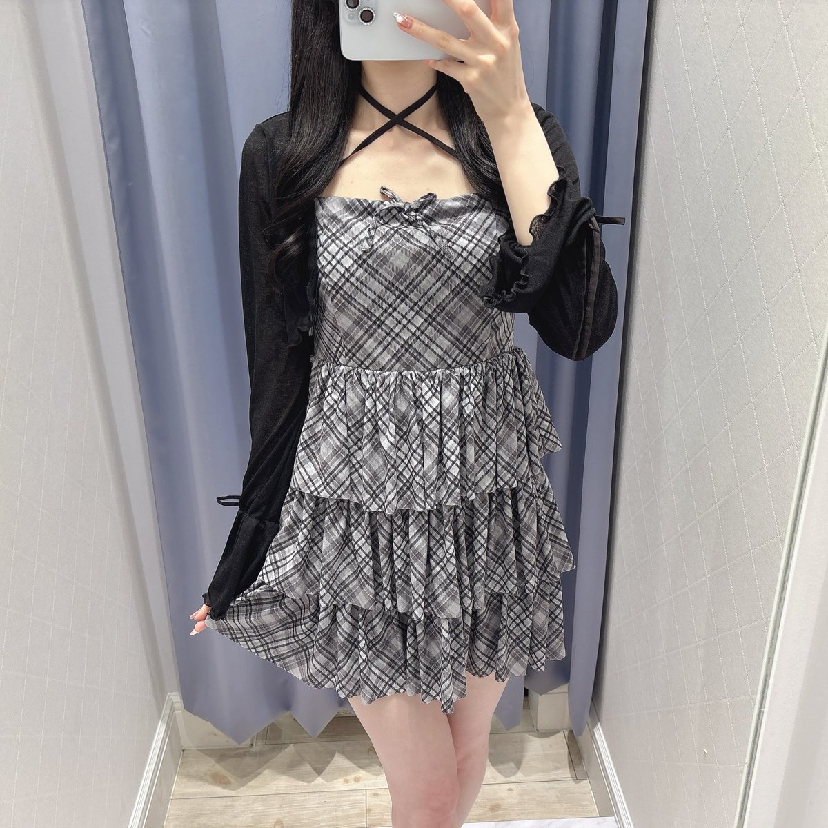 evelyn原宿店 𝐶𝑜𝑜𝑟𝑑𝑖𝑛𝑎𝑡𝑒💍⁺◝✩ ☐ティアードチェック