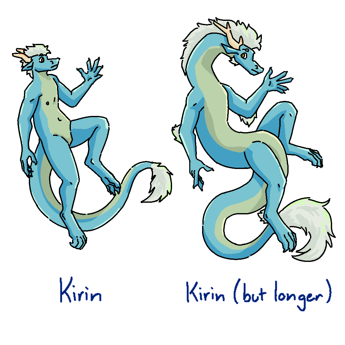 KirinDerg's tweet photo. i dont think ive ever posted a direct comparison between not noodle and noodle https://t.co/tqNU3phBFR