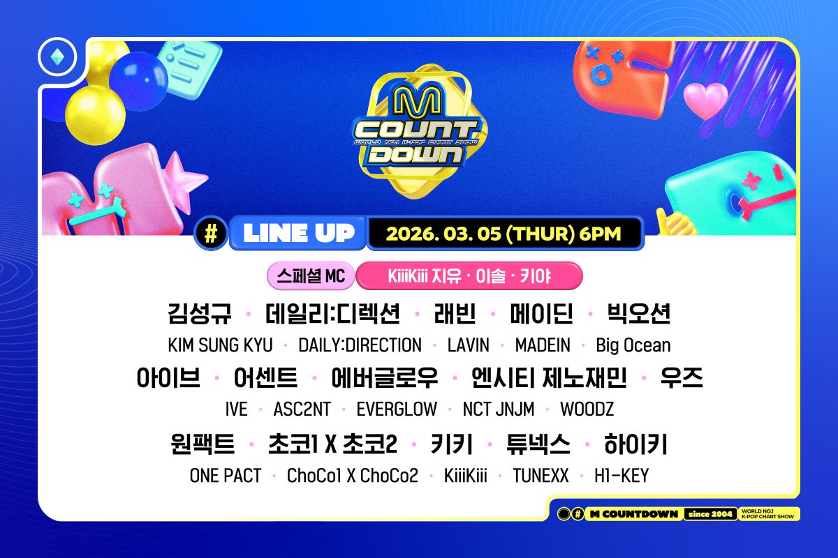 M COUNTDOWN tweet media