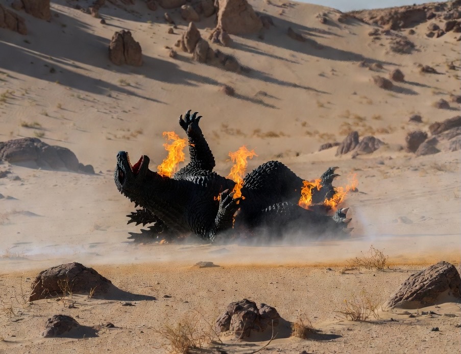 BREAKING: Iranian fighter pilots have shot down Godzilla, who, it turns out, was working for Netanyahu all along.