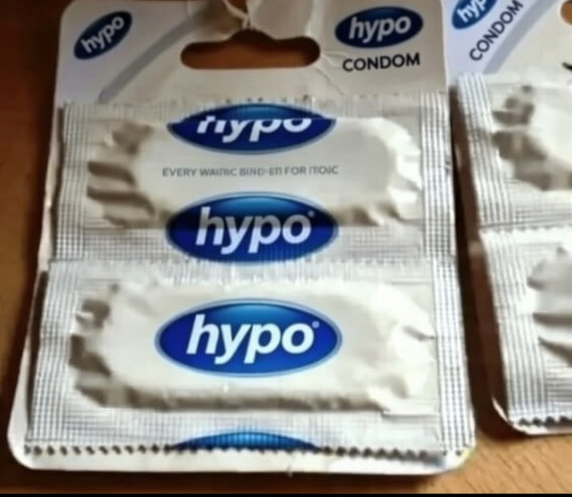 Hypo don dey do condom 😳