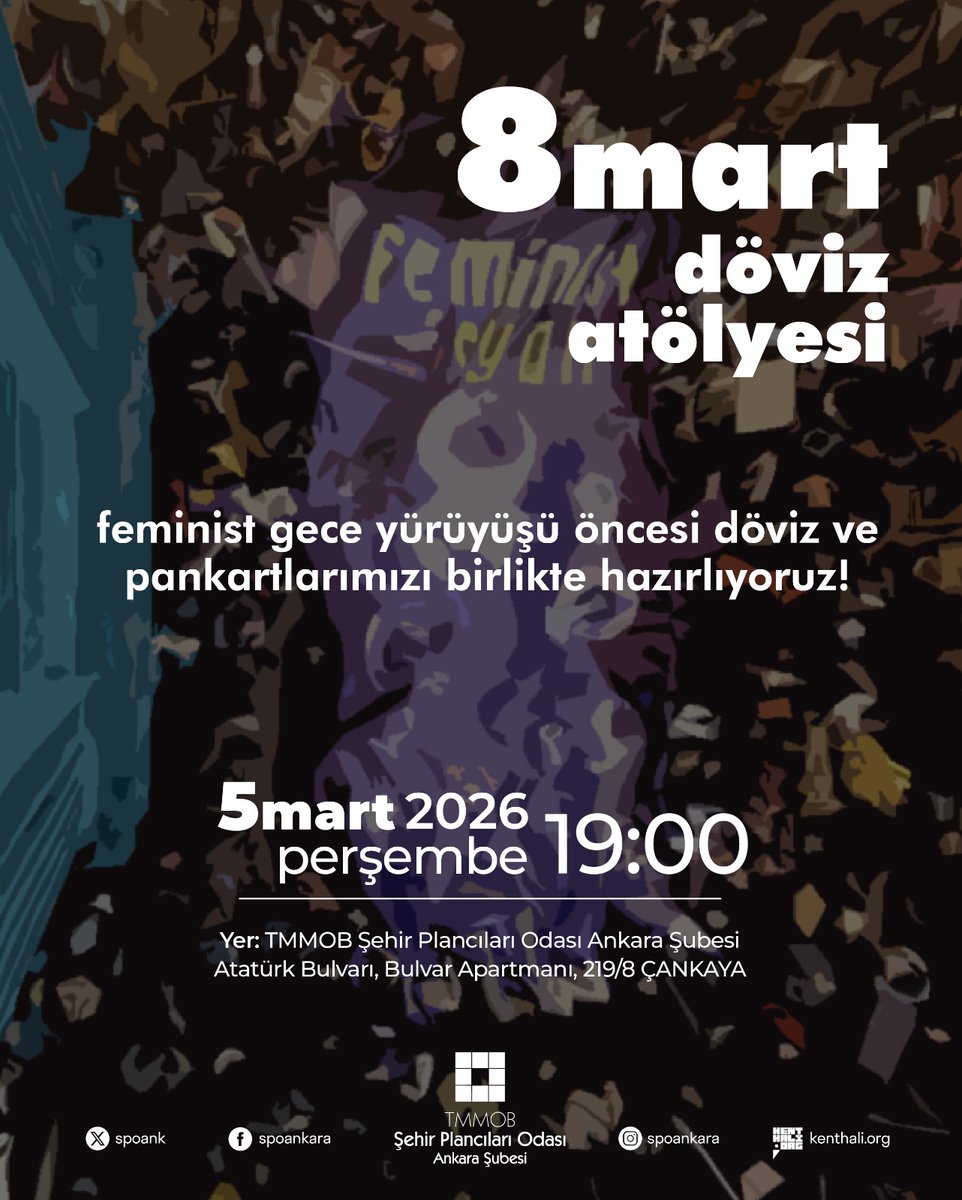 TMMOB Şehir Plancıları Odası Ankara Şubesi tweet media