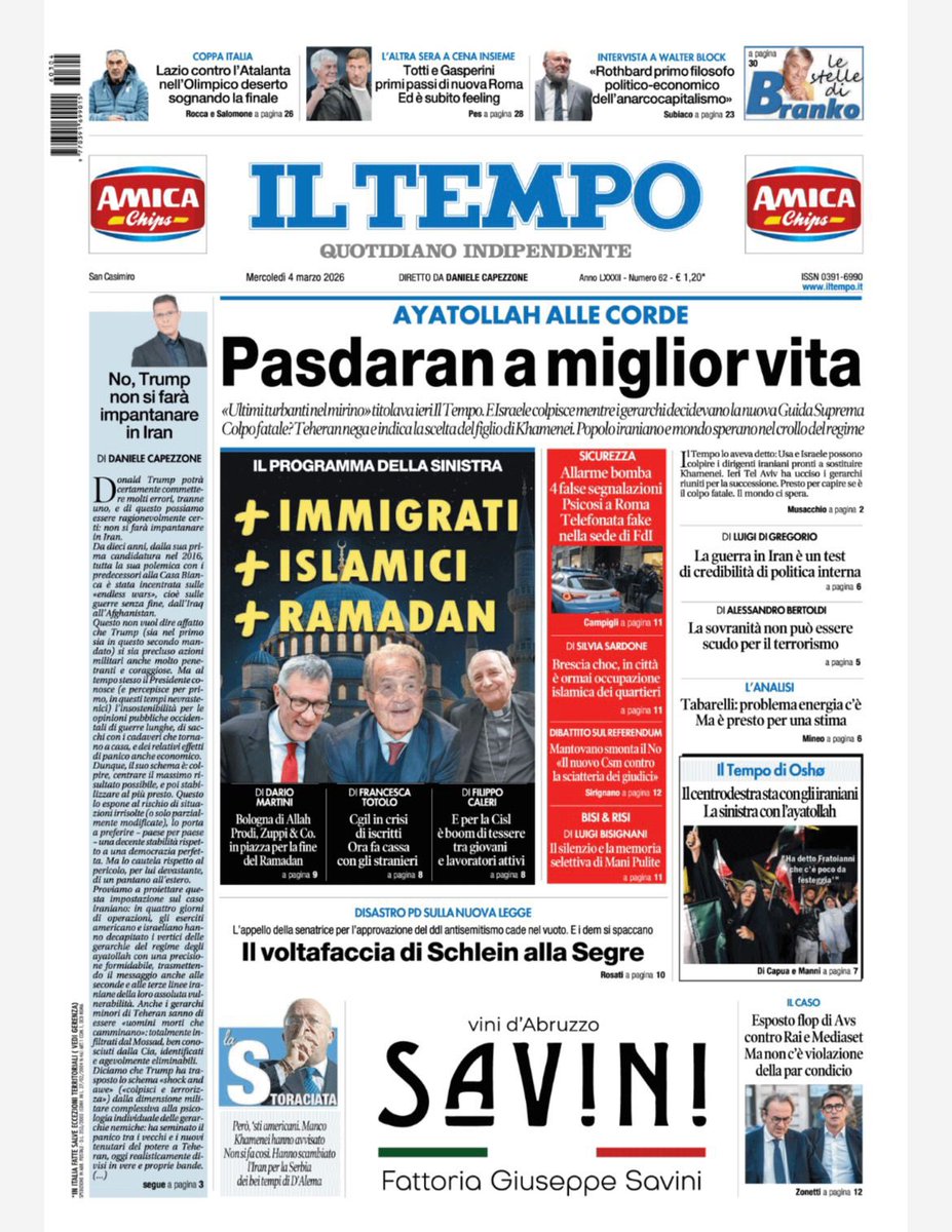 “Gli immigrati fanno i lavori che gli italiani non vogliono più fare”

Come iscriversi alla Cgil.

Il mio articolo oggi sul <a href="/tempoweb/">IL TEMPO</a>