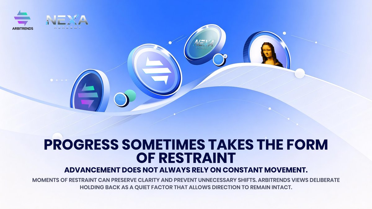 ARBITRENDS_'s tweet image. 🌱 Growth isn’t always defined by speed or visible motion.
⏸ A pause can protect focus and prevent scattered effort.
🔗 At ARBITRENDS, measured restraint helps direction become clearer before the next step.
#ARBITRENDS #MeasuredProgress #StrategicPause #QuietDiscipline