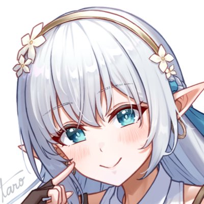 「#新しいプロフィール画像 エルフちゃんめちゃくちゃ愛着湧いちゃったのでアイコン変」|taroのイラスト