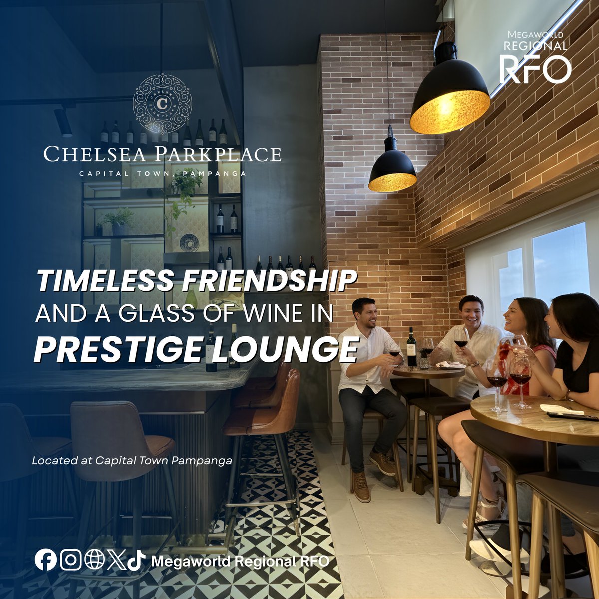 MWRegional_RFO's tweet image. In this sanctuary of comfort, the world slows down, reminding us that life's greatest luxury is enduring company with your friends inside the exclusive Speak-Easy Lounge of Chelsea Parkplace.

#MegaworldRegionalRFO #ChelseaParkplace #ReadyForOccupancy