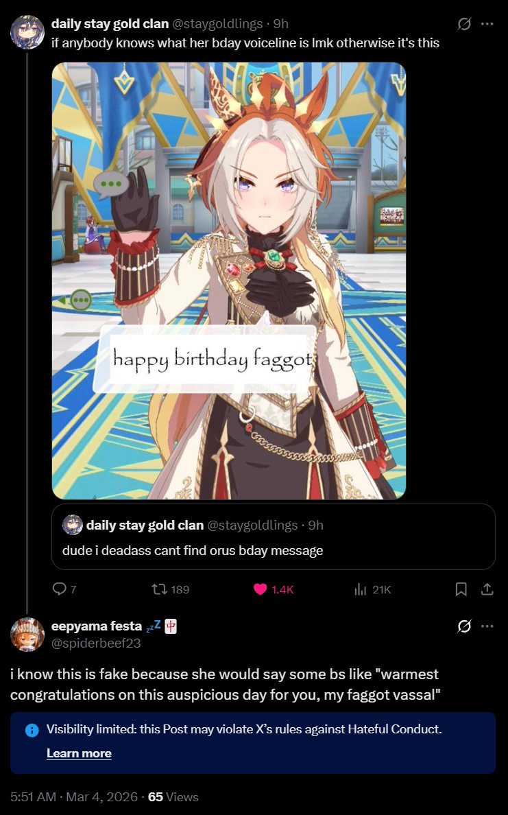 can't even joke about being oru's gay trainer anymore smh