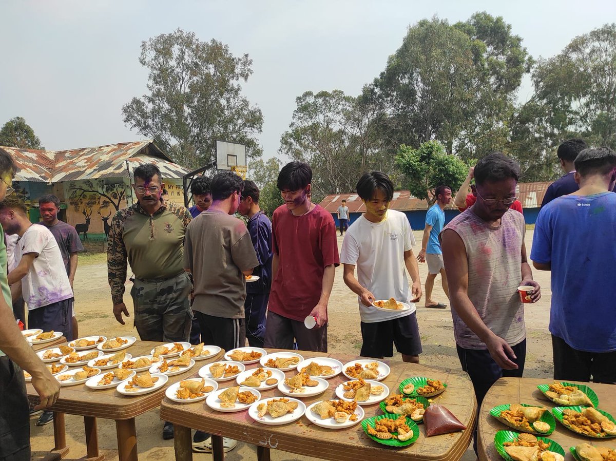Holi was celebrated with great joy and enthusiasm at Manipur Super 50! 🌸🎨

The festival symbolizing unity, happiness, and the victory of good over evil brought students, faculty, and staff together in a spirit of harmony. A brief address highlighted the cultural significance of