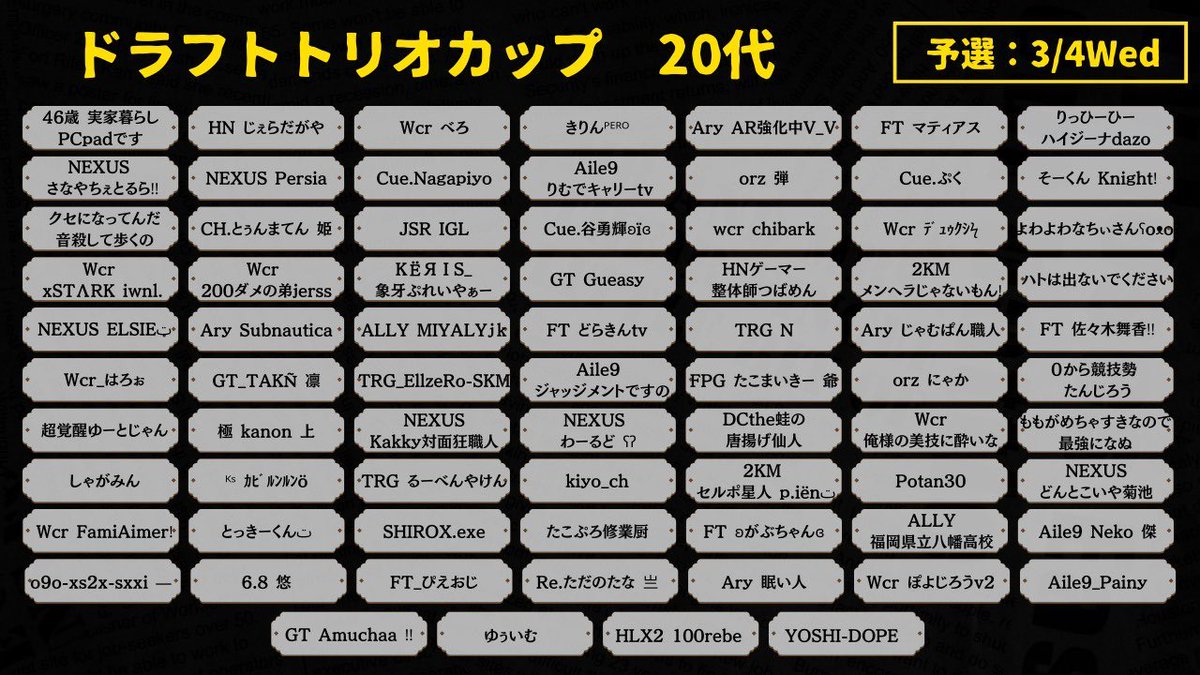 今日じゃん、予選！
頑張るしかないね
