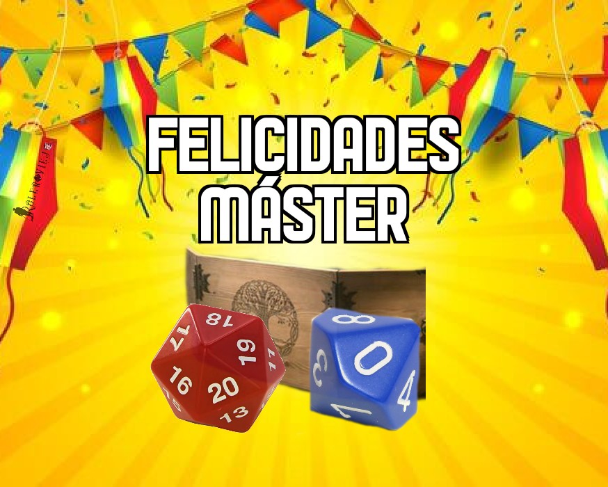 ¡Feliz día del máster!

Gracias por llevarnos a tantas emocionantes aventuras en mundos increíbles de #lodelrol