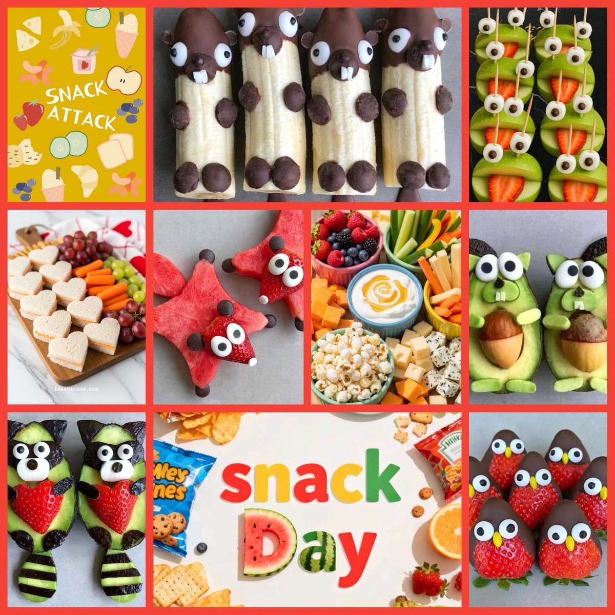 SophieRaccoons's tweet photo. Have an adventurous #SnackDay 🍽🧃🍰🧁🍓🥑🍌🍉🍇🥜🍞 https://t.co/w9b95rJW0f