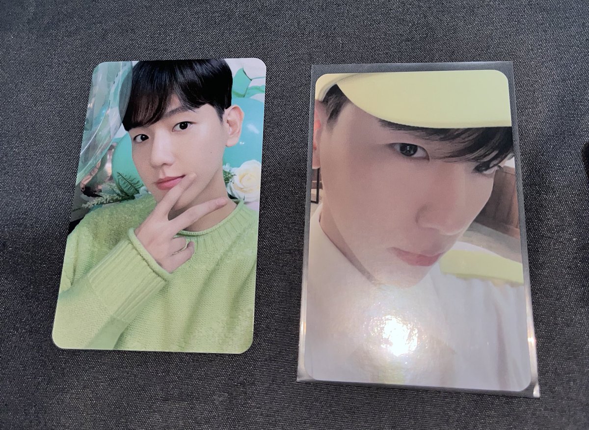 WTS PC BAEKHYUN BRING GREEN Photocard Baekhyun Ready Ina Include