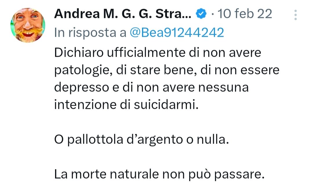 Forza non mollare mai..