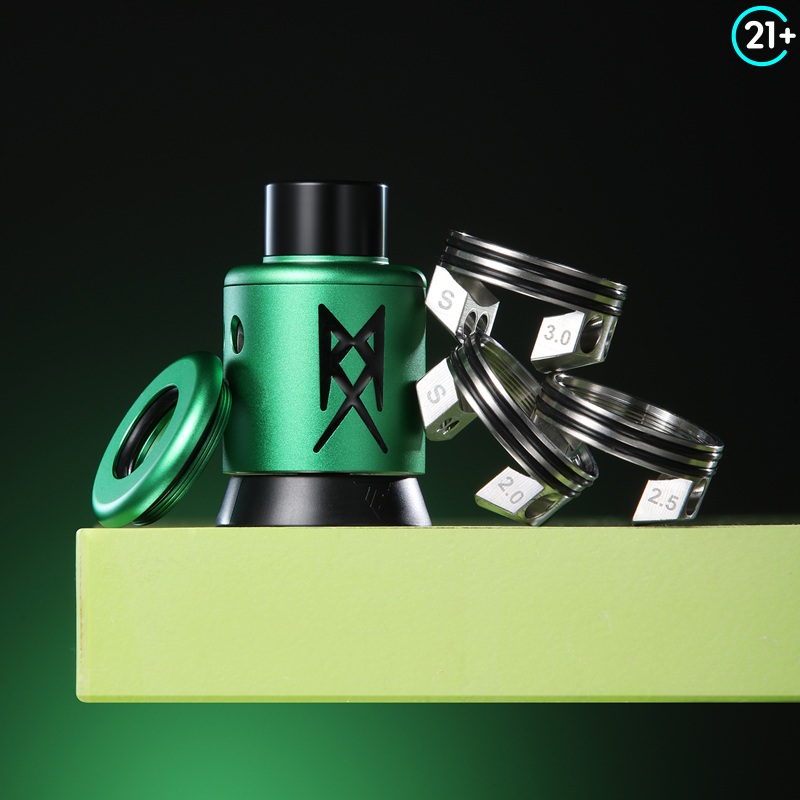Thunder Cloud x GrimmGreen Recoil R3 TSC 24mm RDA Atomizer 2ml with BF Pin 
2fdeal.com/_p30495.html
Triple Airflow Chambers 2.0mm,2.5mm,3.0mm
Top / Bottom Fill Type
Deck Single / Dual Coil Compatible
Recoil DNA Build Deck
Two Top Cap Styles
New Three-Chamber Single Airflow System