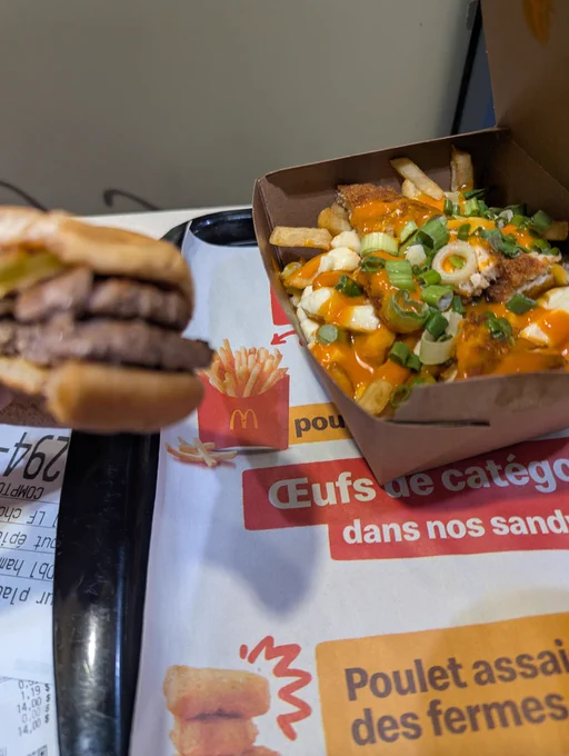 Poutine from McDonalds!