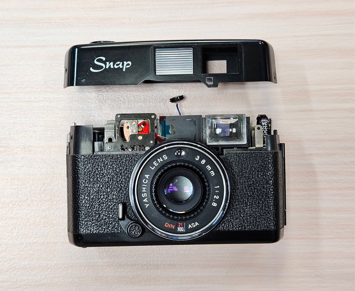 うみのカメラ修理日記📖☡✍ YASHICA SNAP 滅多に見ない可愛いカメラを