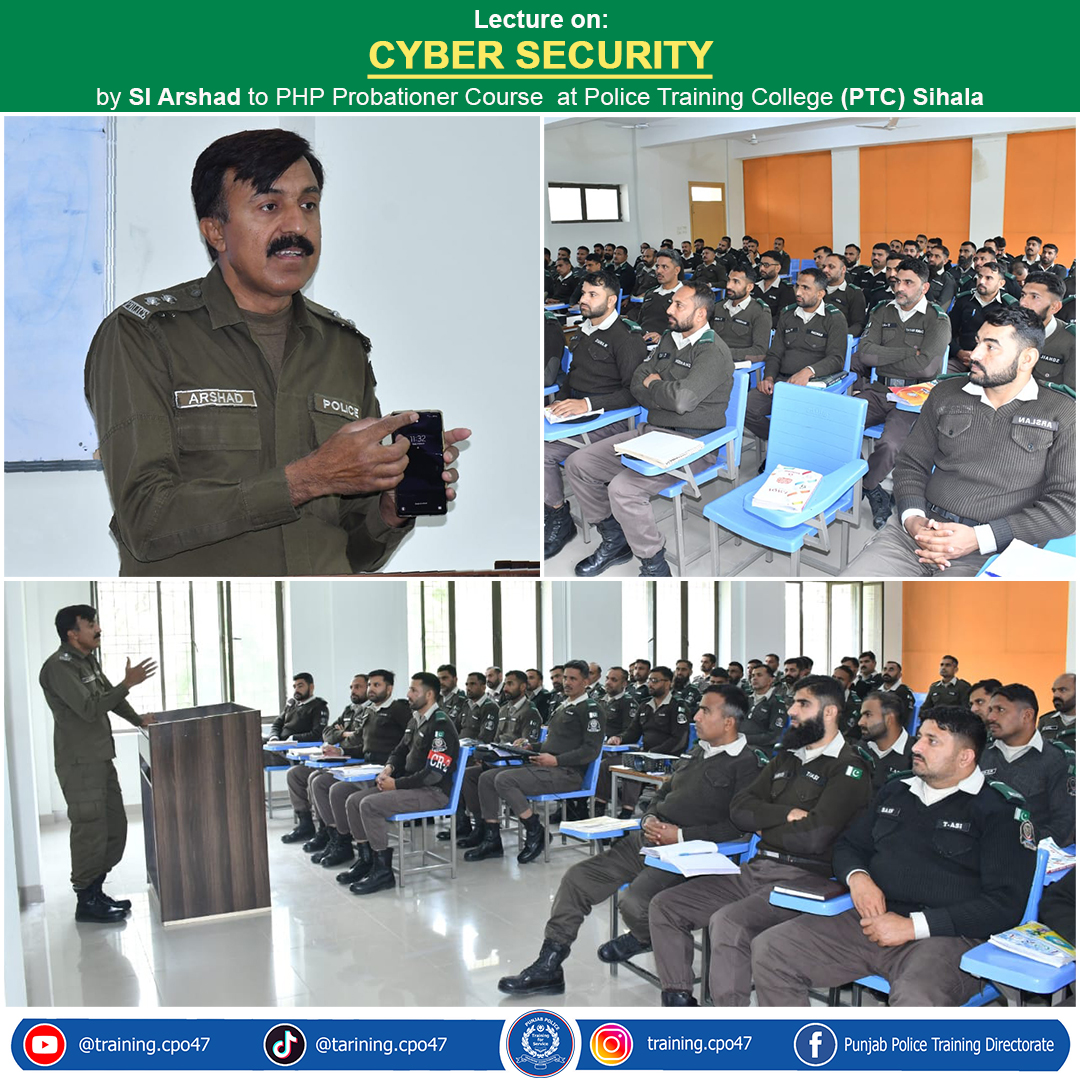 PoliceTraining6's tweet photo. Lecture on the topic of "Cyber Security"
#policetrainingdirectorate #PoliceIsYourFriend #policetraining #CyberSecurity #PTCSihala https://t.co/GsPlM2H6j7