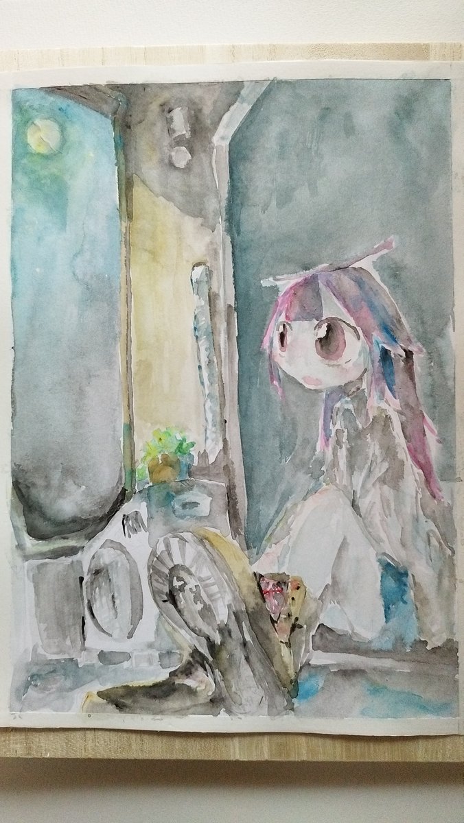 fnmdot's tweet photo. 水彩たのしい人間だ :-0
#イラスト https://t.co/feEsAjn5N4