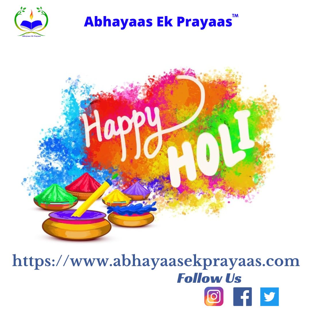 ek_prayaas's tweet photo. Happy Holi! 🌟 Let's celebrate colors, love & new beginnings! Washing away negativity, spreading joy & laughter. #HoliVibes #ColorsOfHoli #Holi2026 💛 Play safe, play colorful! 🌈 https://t.co/CHQWJWX8fi