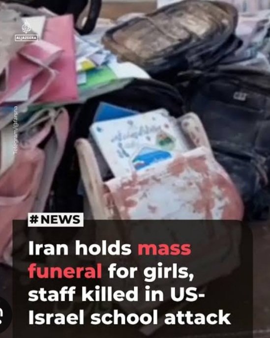 sabaazad31's tweet photo. Iran held a large funeral on Tuesday to honor the 165 schoolgirls and staff killed in what its authorities have called a brutal U.S.–Israeli strike on a girls’ school in the southern city of Minab.
#IranWar #الرياض_الان 
#LingOrmDiorAW26 
#TelAviv https://t.co/t6TSMQAFJC