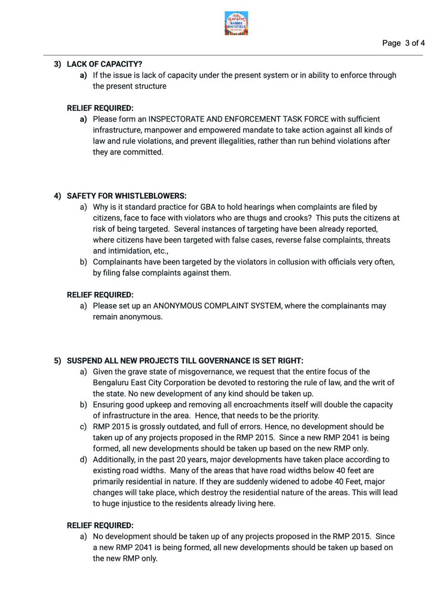 Whitefield Citizens Ward Committees tweet media