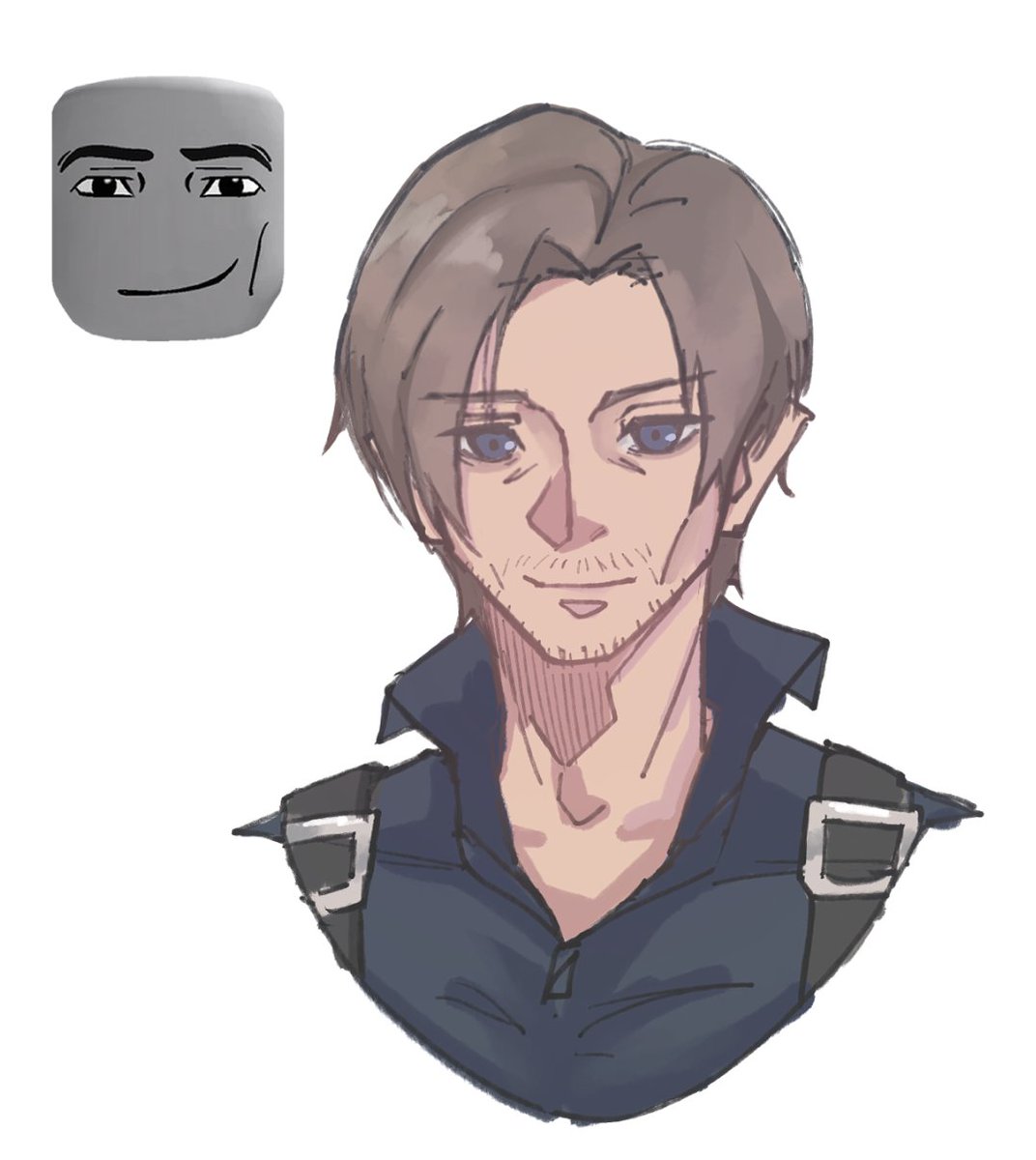 Delt4Blu3's tweet photo. what is up with that face, man?
#ResidentEvilReqiuem https://t.co/EArX7hdRo8