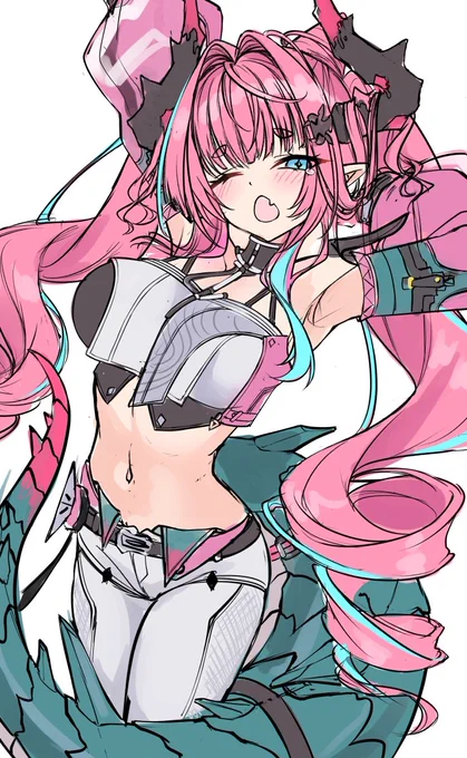 ラフ みんながイヴォンヌ描いてるの見て、私も描いてみたくなった… 描くのめちゃくちゃ大変だったw
