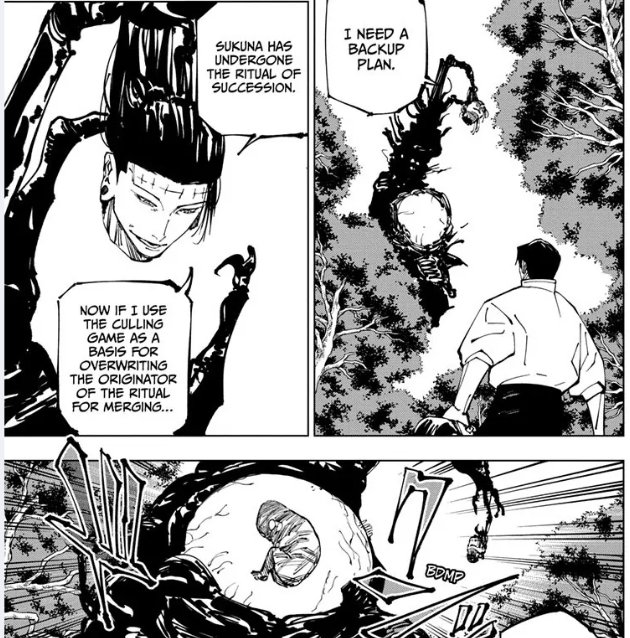kostivedae's tweet photo. @lunalagojo So whose ability do you think this "tree" was? It can easily be a Cursed Technique Reversal of Cursed Spirit Manipulation btw https://t.co/ZyJFbxlryM