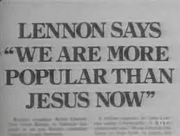 mariobianchi18's tweet image. Il #4marzo 1966 in un'intervista all'Evening Standard #JohnLennon pronunciò la frase: “I #Beatles sono più famosi di Gesù”. Lo scalpore fu tale che si crearono dei veri e propri movimenti anti Beatles con incontri in piazza, in cui si invitava la gente a bruciare i loro dischi.