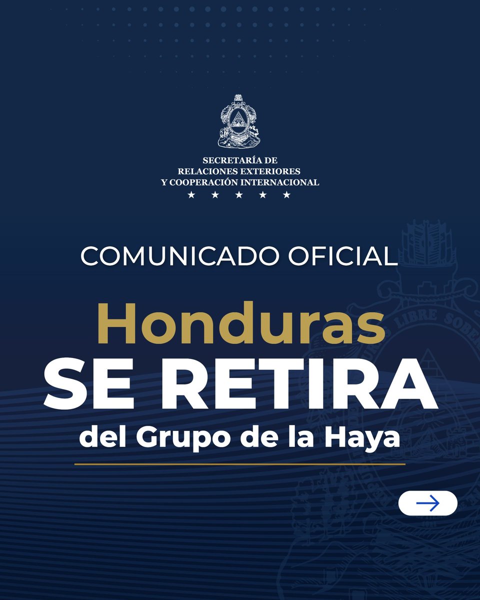 EmbHNAlemania's tweet photo. 𝗖𝗼𝗺𝘂𝗻𝗶𝗰𝗮𝗱𝗼 𝗢𝗳𝗶𝗰𝗶𝗮𝗹 🇭🇳

𝗘𝗹 𝗚𝗼𝗯𝗶𝗲𝗿𝗻𝗼 𝗱𝗲 𝗹𝗮 𝗥𝗲𝗽ú𝗯𝗹𝗶𝗰𝗮, 𝗮 𝘁𝗿𝗮𝘃é𝘀 𝗱𝗲 𝗹𝗮 𝗦𝗲𝗰𝗿𝗲𝘁𝗮𝗿í𝗮 𝗱𝗲 𝗥𝗲𝗹𝗮𝗰𝗶𝗼𝗻𝗲𝘀 𝗘𝘅𝘁𝗲𝗿𝗶𝗼𝗿𝗲𝘀 𝘆 𝗖𝗼𝗼𝗽𝗲𝗿𝗮𝗰𝗶ó𝗻 𝗜𝗻𝘁𝗲𝗿𝗻𝗮𝗰𝗶𝗼𝗻𝗮𝗹, 𝗰𝗼𝗺𝘂𝗻𝗶𝗰𝗮 https://t.co/68FbUMcsrp
