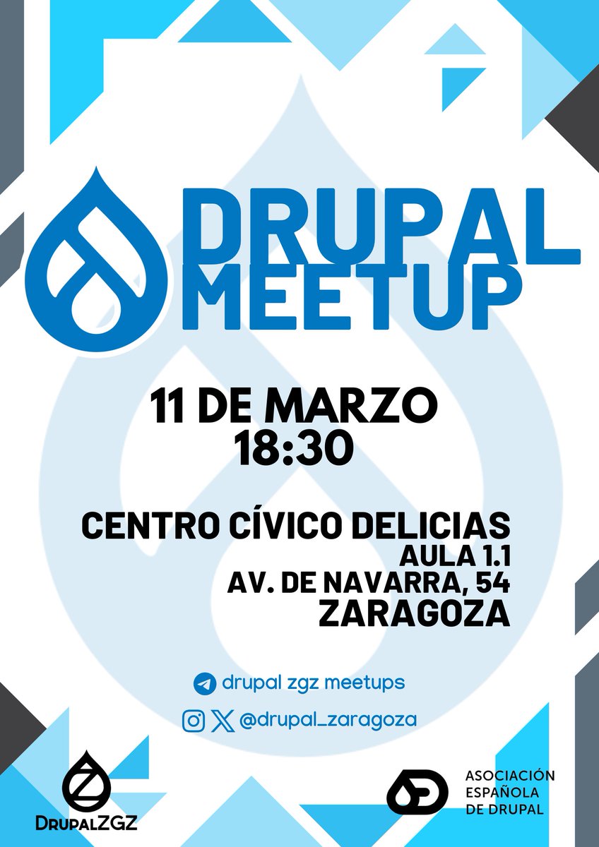Drupal Zaragoza tweet media