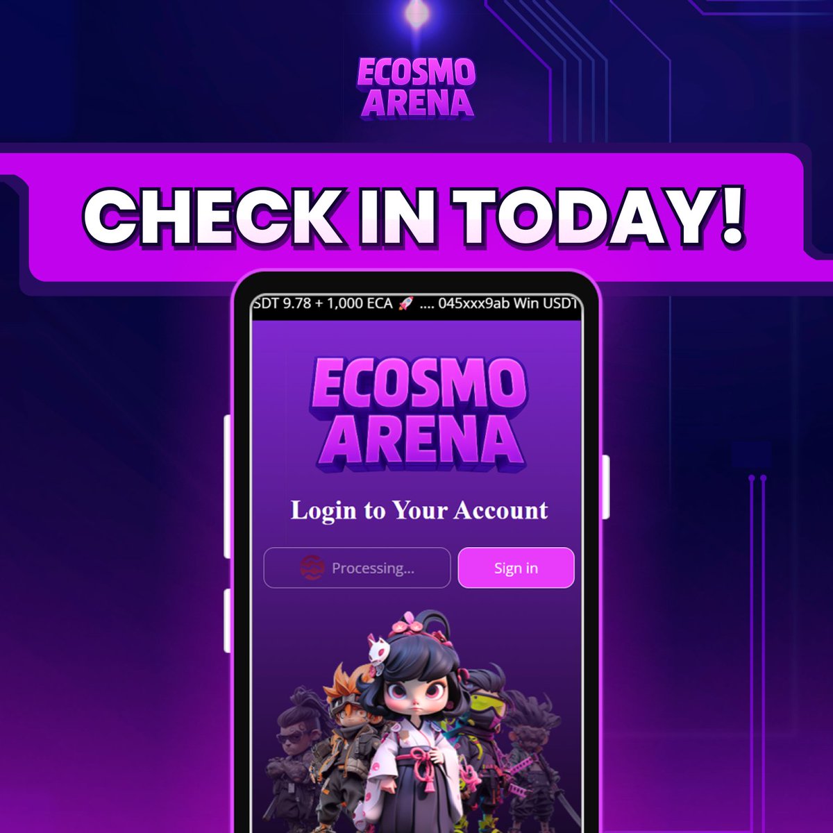 Ecosmo Arena tweet media