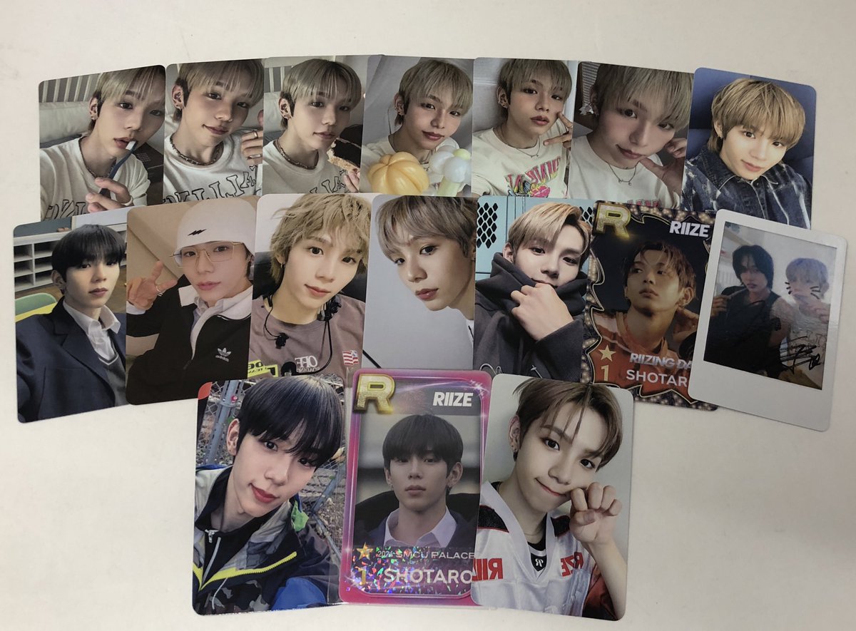 🧡#RIIZE RIIZE 🧡 RIIZE ショウタロウ Super star 中心に特典トレカが