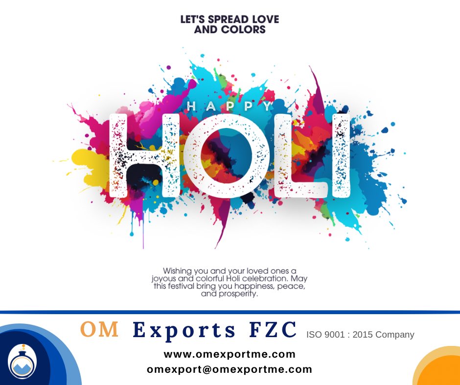 ExportMe's tweet photo. Happy Holi!
#GRP #Pultrusion #fiberglass #UAE #fiberglassdistributor #grpindustries #constructionindustry  #coolingtowers  #paneltanks #industrialequipment #chemicals #cosmetics #marine #instrumentation https://t.co/eOMhPZ7aKg
