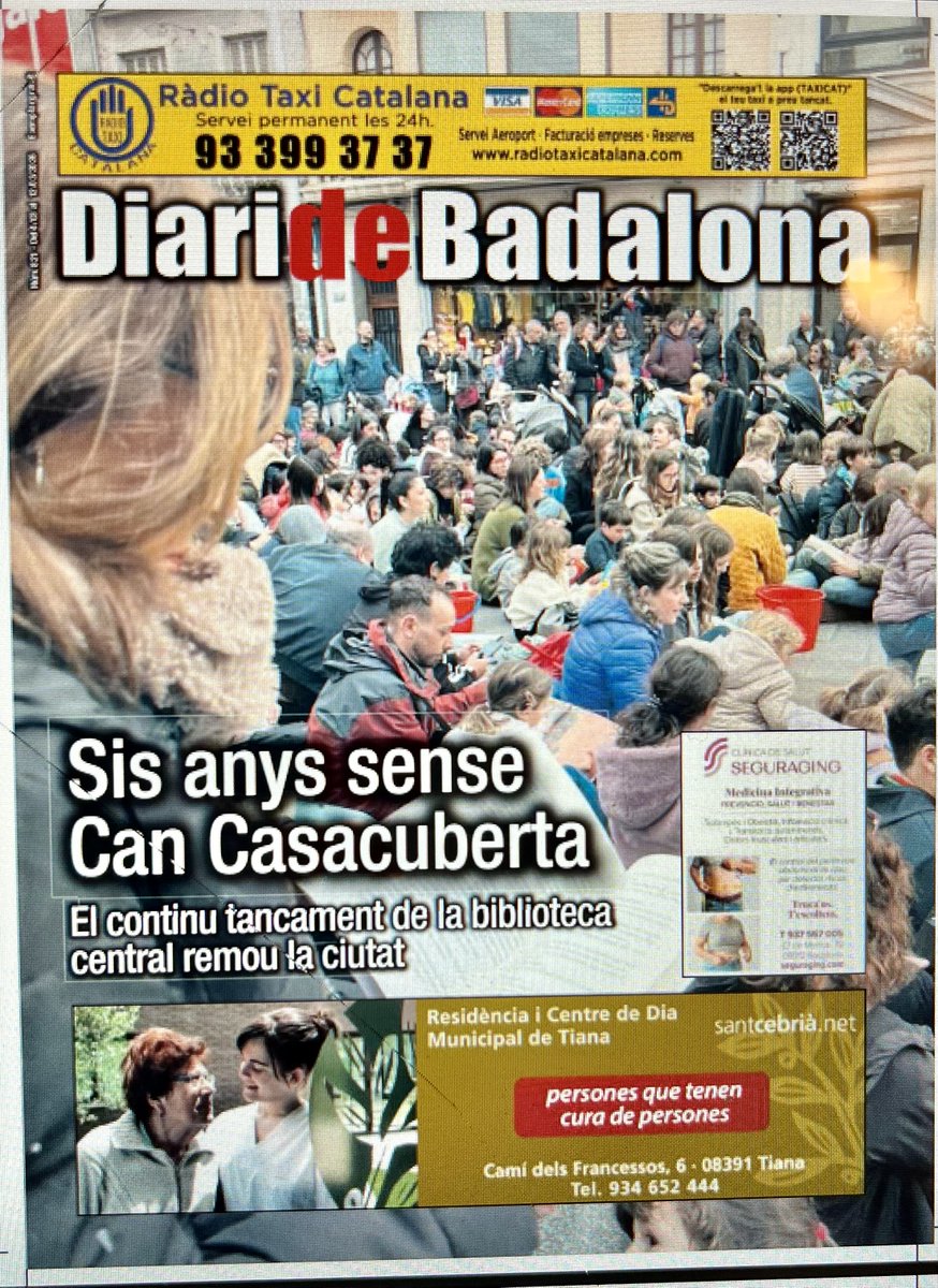 Ja podeu llegir el Diari de Badalona, amb la mobilització liderada per <a href="/afas_moviment/">AFAs en Moviment</a> i una entrevista al director del Museu de #Badalona, entra altres informacions.   bit.ly/4l5ZA9r