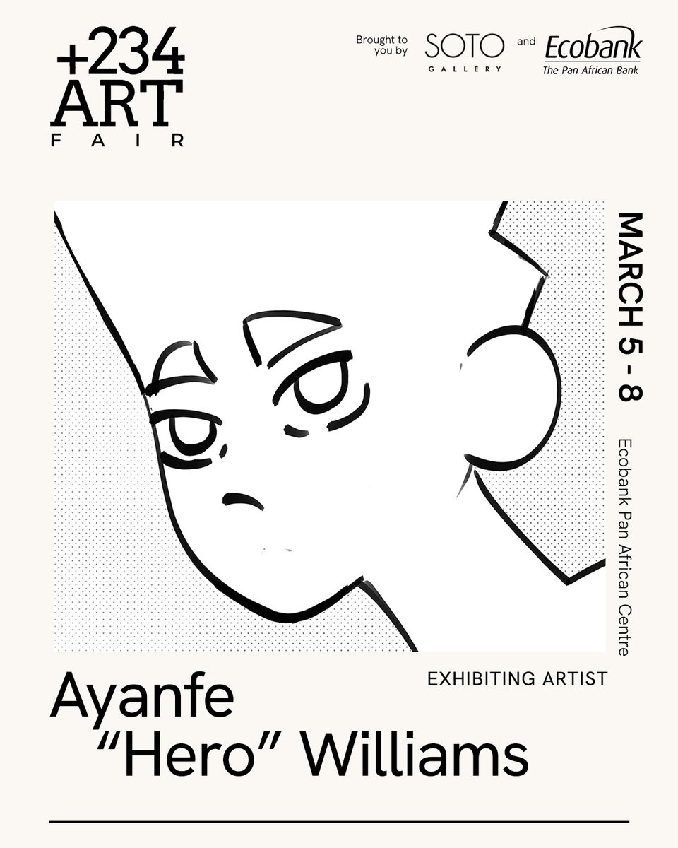 deuxclone's tweet photo. Almost forgot to post this here but I'm an exhibiting artist at the +234 art fair! https://t.co/AlewIPDbzg