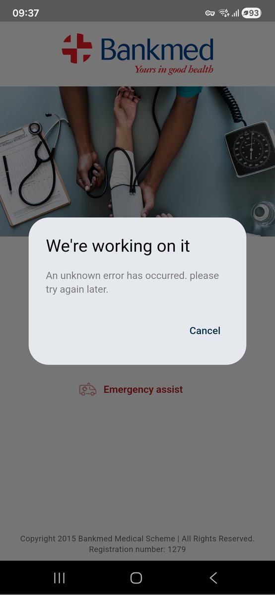 florisb7's tweet photo. @Bankmed_SA Since Saturday, and I'm awaiting authorisation for a procedure so a bit stressed about an already bad situation.. https://t.co/Cq3Aljb9iY