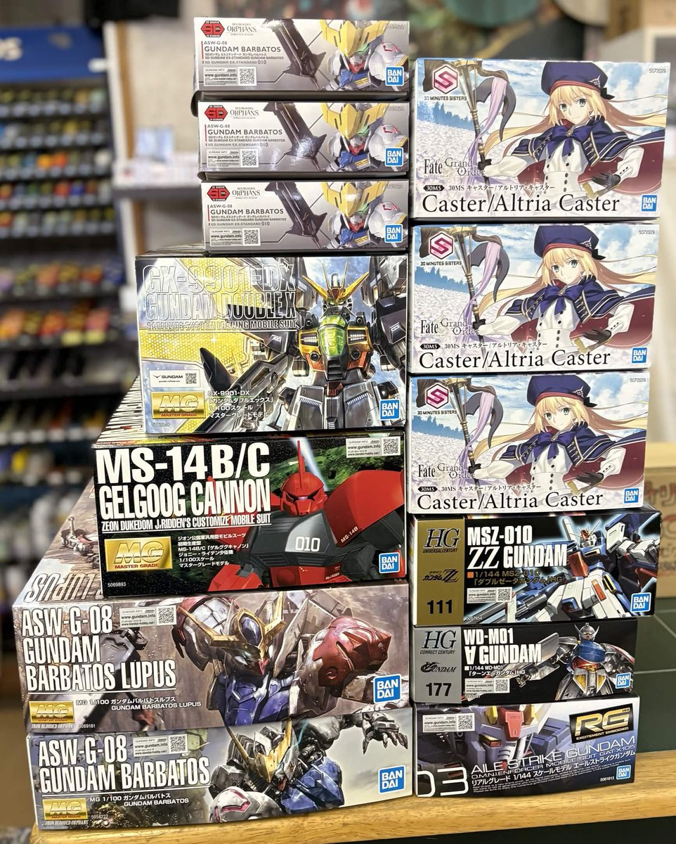 プラモデル】 本日入荷のプラモデル商品です。 よろしくお願いします