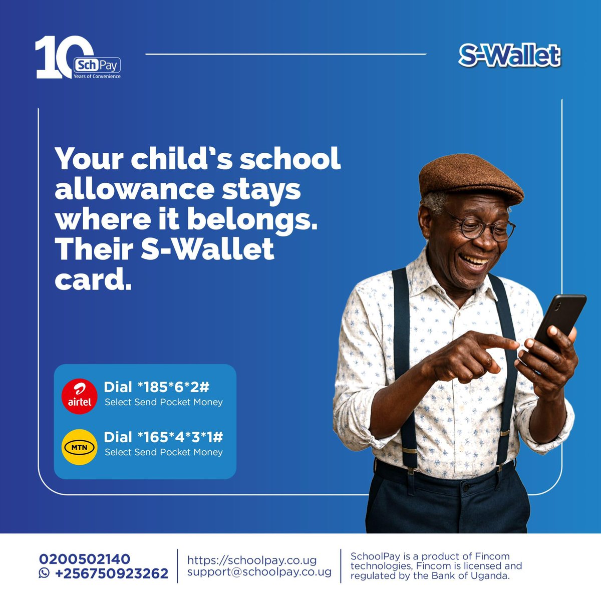schoolpay_ug's tweet image. With S-Wallet Cards, parents can send pocket money directly ,safely, instantly, and conveniently. No cash risks. No stress. Just smart school payments.

@Airtel_Ug 185*6*2#
@mtnug  165*4*3*1#

#SWallet #SchoolPay #SmartPayments #FinancialSecurity